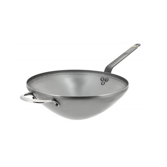 Сковорода Вок с 2-мя ручками для индукции, d=40 см, h=12,5 см, серия Mineral B, De Buyer