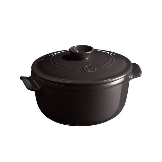 Кастрюля с крышкой 2,5 л, d=22 см, h=15,5 см, керамика, Emile Henry