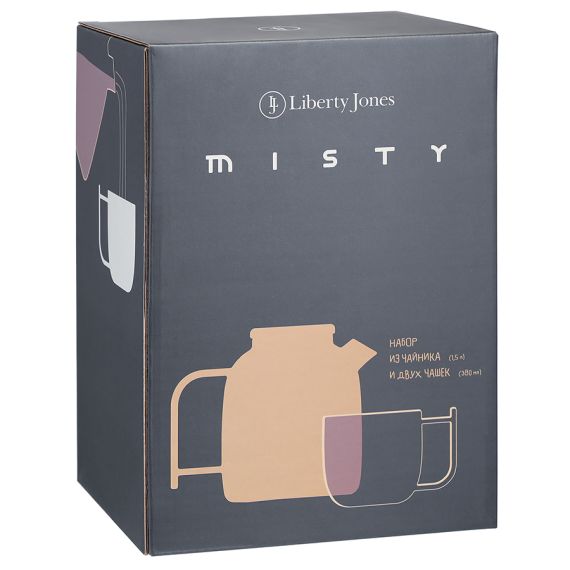 Набор из чайника и двух чашек Misty, 1,5 л, Liberty Jones, изображение 16
