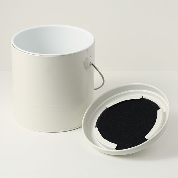 Контейнер для пищевых отходов с фильтром Irmel, 3,5 л, молочный, Smart Solutions, изображение 8