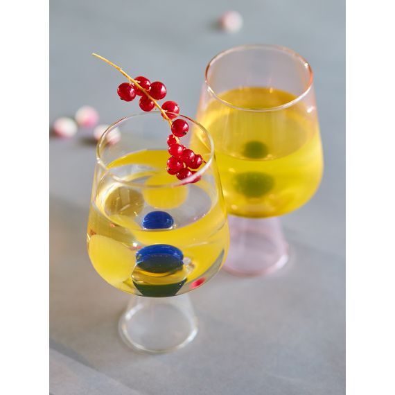 Набор бокалов для вина Orb, 400 мл, розовый/зеленый, 2 шт., Liberty Jones, изображение 5