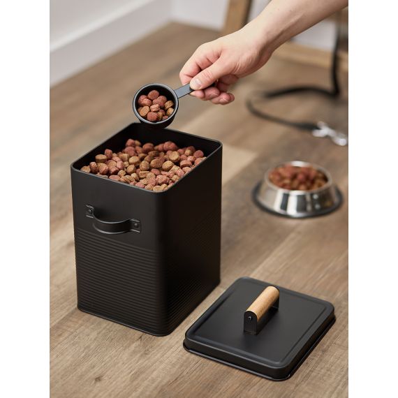 Банка для хранения универсальная Irmel, 6,2 л, с ложкой, графит, Smart Solutions, изображение 3