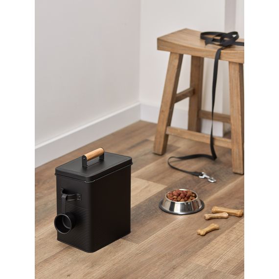 Банка для хранения универсальная Irmel, 6,2 л, с ложкой, графит, Smart Solutions, изображение 2