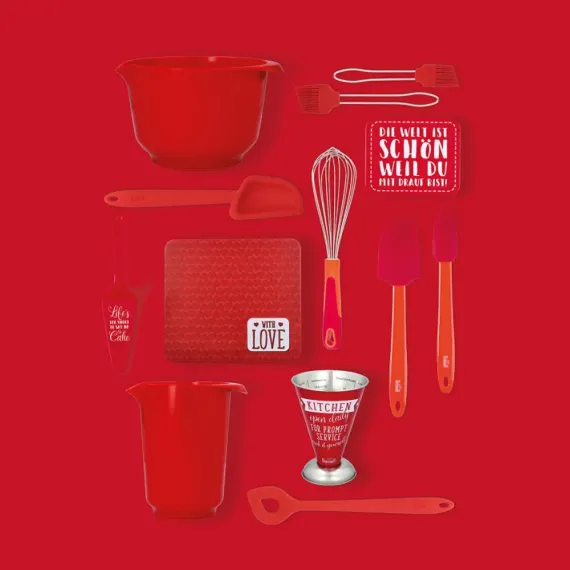 Силиконовая кисточка 21 см, цвет красный, серия Colour Kitchen, Birkmann, изображение 3