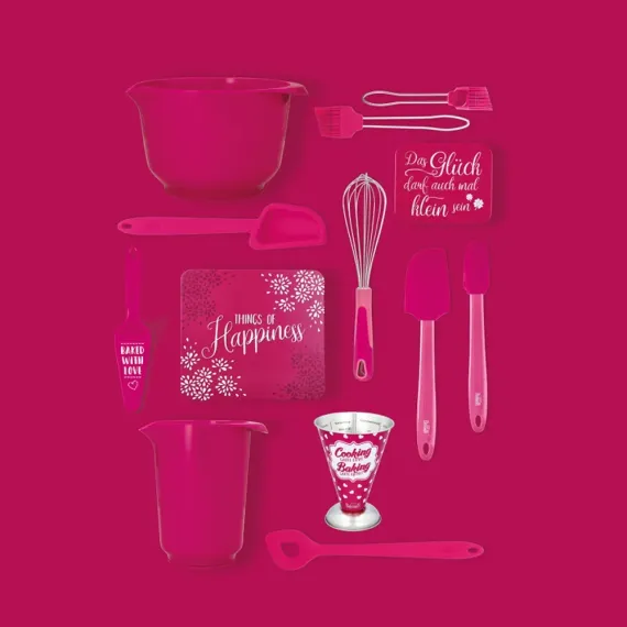 Силиконовая кисточка 21 см, цвет гранатовый, серия Colour Kitchen, Birkmann, изображение 3