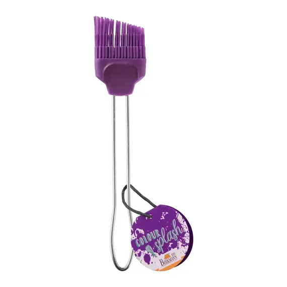 Силиконовая кисточка 21 см, цвет фиолетовый, серия Colour Kitchen, Birkmann