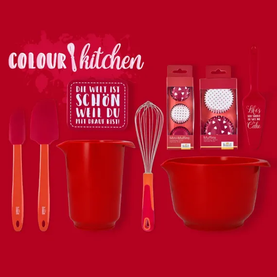 Миска 2 л., цвет красный, серия Colour Kitchen, Birkmann, изображение 5