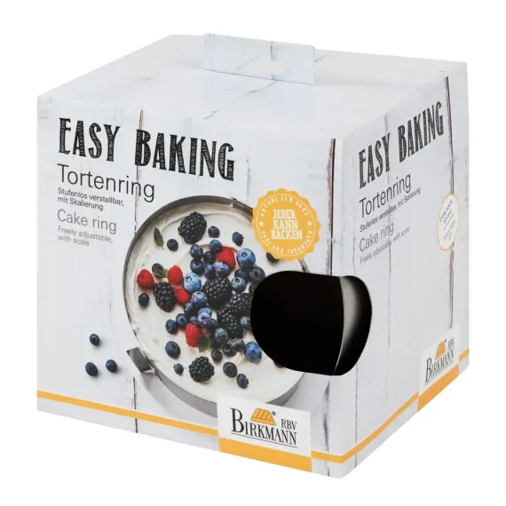 Кольцо для выпечки коржей экстра-высокое (15 см), d 18 - 30 см, серия Easy Baking, Birkmann, изображение 2