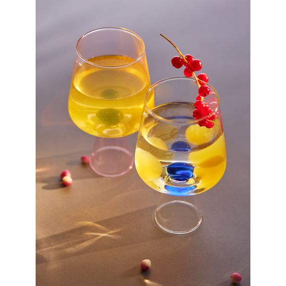 Набор бокалов для вина Orb, 400 мл, синий/янтарный, 2 шт., Liberty Jones, изображение 5