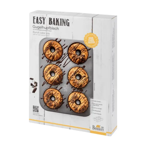 Форма-противень для 6 кексов Бандт d 10 см, серия Easy Baking, Birkmann, изображение 2
