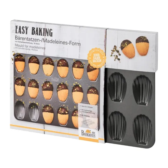 Форма-противень для 18 кексов Мадлен, серия Easy Baking, Birkmann, изображение 2