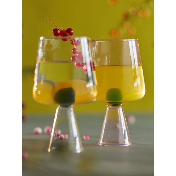 Набор бокалов для вина Orb, 400 мл, розовый/зеленый, 2 шт., Liberty Jones, изображение 4