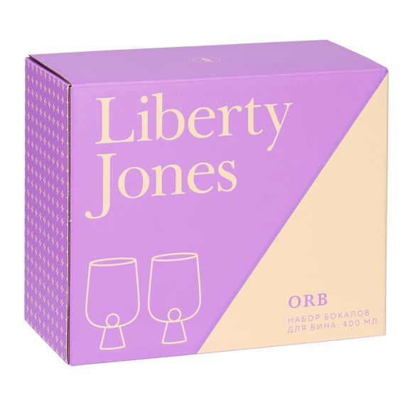 Набор бокалов для вина Orb, 400 мл, розовый/зеленый, 2 шт., Liberty Jones, изображение 12