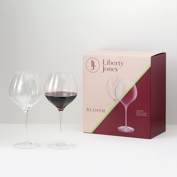 Набор бокалов для вина Bloom, 700 мл, 2 шт., Liberty Jones, изображение 2