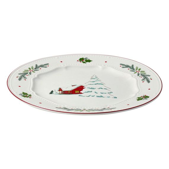 Набор из четырех тарелок Nordic winter из коллекции New Year Essential, ?23 см, Tkano, изображение 11