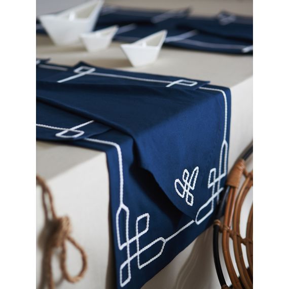 Салфетка сервировочная Navy story из коллекции Sea treasures, 45х45 см, Tkano, изображение 6