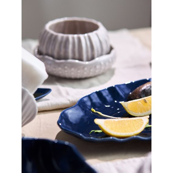 Блюдо сервировочное Clams синего цвета из коллекции Sea treasures, Tkano, изображение 6