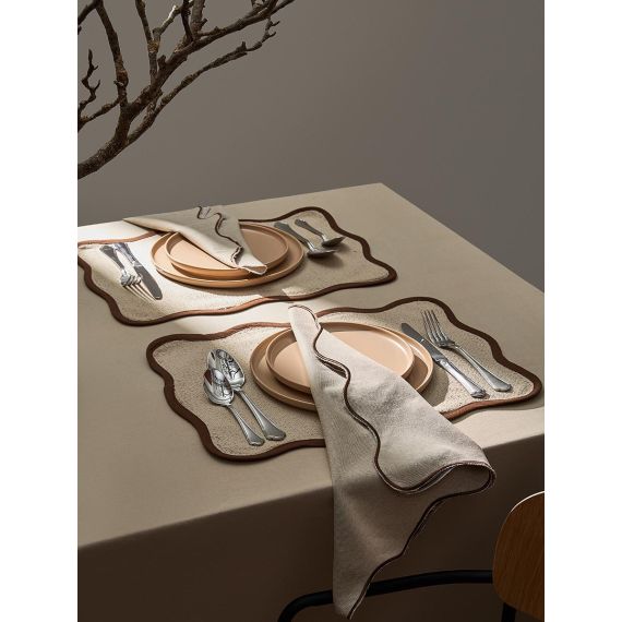Салфетка под приборы Desert waves из коллекции Essential, 33х48 см, Tkano, изображение 3