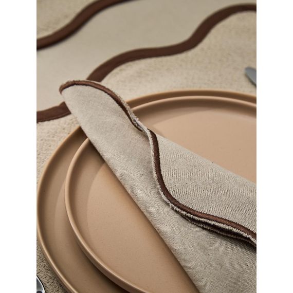 Салфетка сервировочная Desert Waves из коллекции Essential, 45х45 см, Tkano, изображение 3