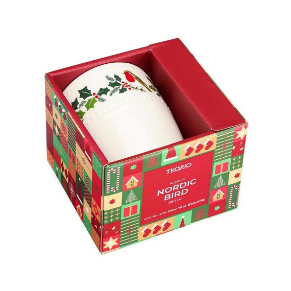 Кружка Nordic bird из коллекции New Year Essential, 360 мл, Tkano, изображение 5