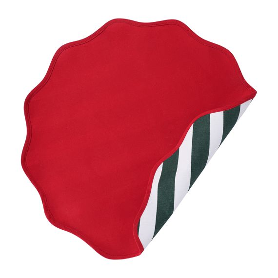 Салфетка под приборы Trendy Christmas зеленого цвета из коллекции New Year Essential, ?40 см, Tkano, изображение 4