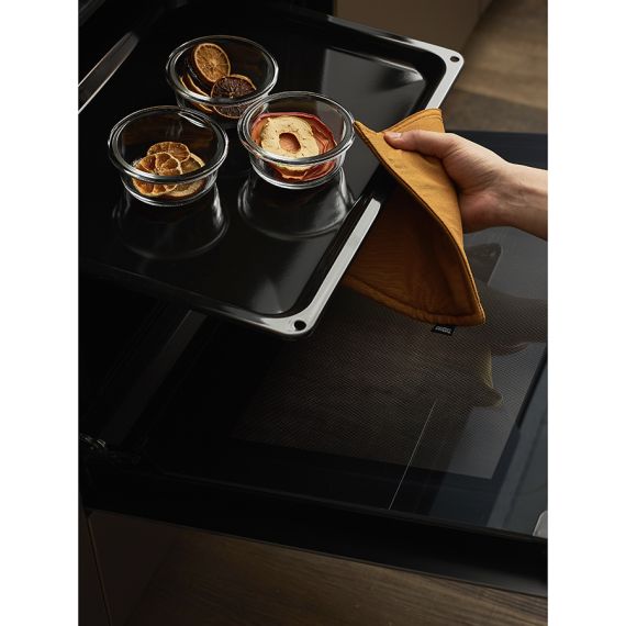 Прихватка из хлопка цвета карри из коллекции Essential, 22х22 см, Tkano, изображение 5