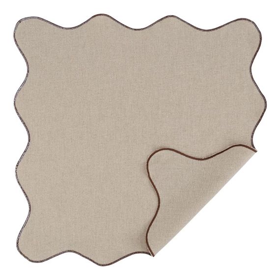 Салфетка сервировочная Desert Waves из коллекции Essential, 45х45 см, Tkano, изображение 4