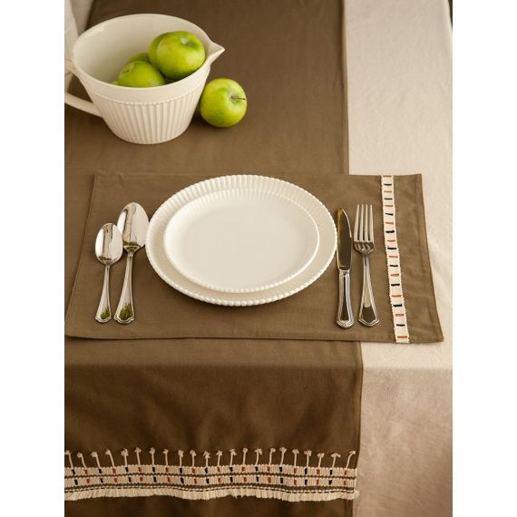 Дорожка на стол Nomad grid из коллекции Ethnic, 45х150 см, Tkano, изображение 3