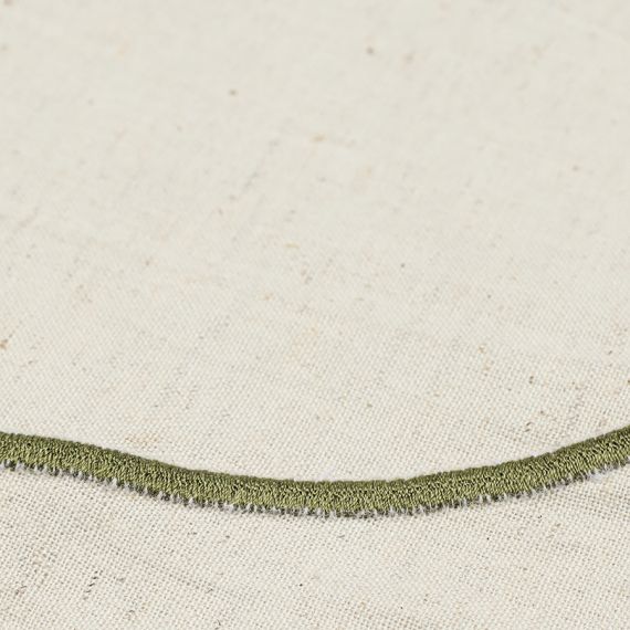 Салфетка под приборы Anemone из коллекции Trendy Ruffles, ?38 см, оливковый, Tkano, изображение 8