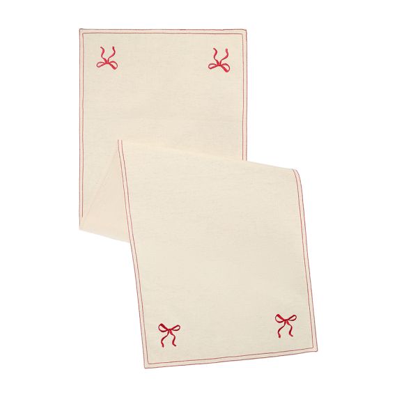Дорожка на стол Fancy Bows бежевого цвета из коллекции Essential, 45x150 см, Tkano, изображение 5