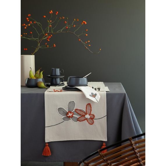 Салфетка под приборы Stone flowers из коллекции Ethnic, 33х48 см, Tkano, изображение 2