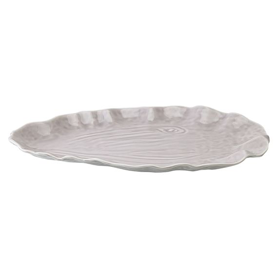 Блюдо сервировочное Clams серого цвета из коллекции Sea treasures, Tkano