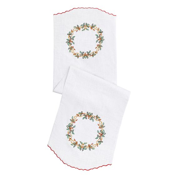 Дорожка на стол Festive wreath из коллекции New Year Essential, 45х150 см, Tkano, изображение 13