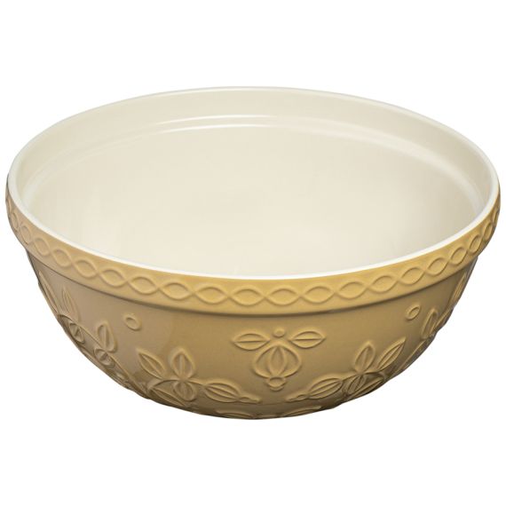 Миска бежевого цвета с рельефным узором Ягоды Тайги из коллекции Russian North, 2,5 л, Tkano, изображение 2