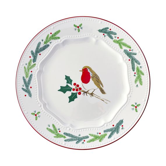 Набор из четырех тарелок Nordic winter из коллекции New Year Essential, ?23 см, Tkano, изображение 4