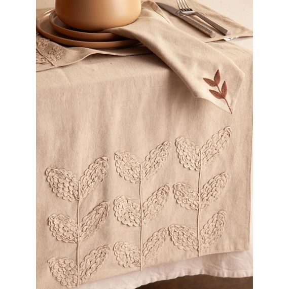 Дорожка на стол Desert leaf из коллекции Essential, 45х150 см, Tkano, изображение 3
