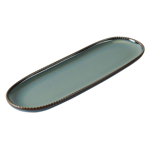 Овальное блюдо темно-серого цвета из коллекции Kitchen Spirit, Tkano