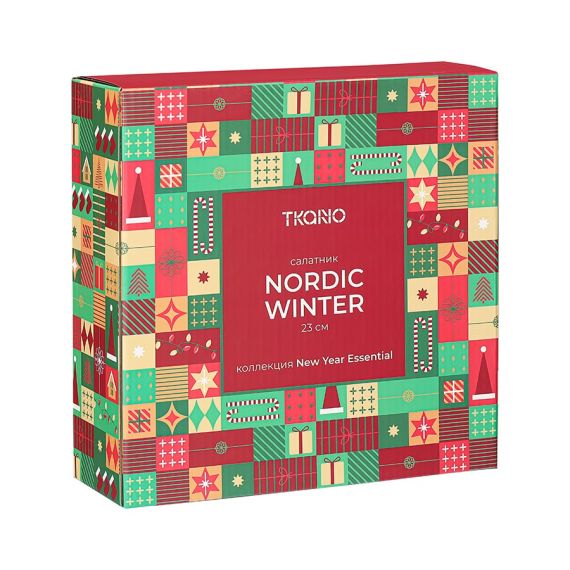 Салатник Nordic winter из коллекции New Year Essential, ?23 см, Tkano, изображение 6
