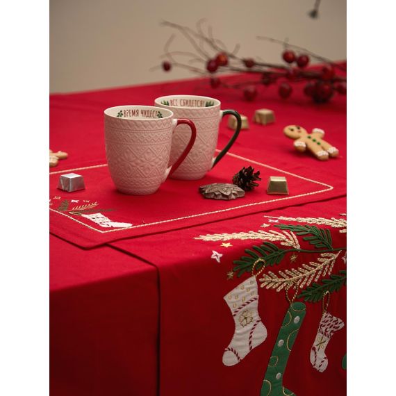 Салфетка под приборы Winter wishes из коллекции New Year Essential, 33х48 см, Tkano, изображение 4
