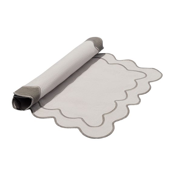 Салфетка под приборы с контрастным кантом серого цвета из коллекции Trendy Ruffles, 35х45 см, Tkano, изображение 6