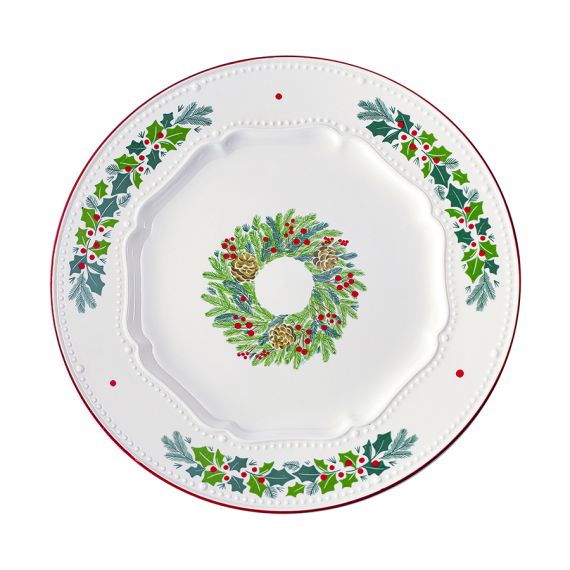 Набор из четырех тарелок Nordic winter из коллекции New Year Essential, ?23 см, Tkano, изображение 6