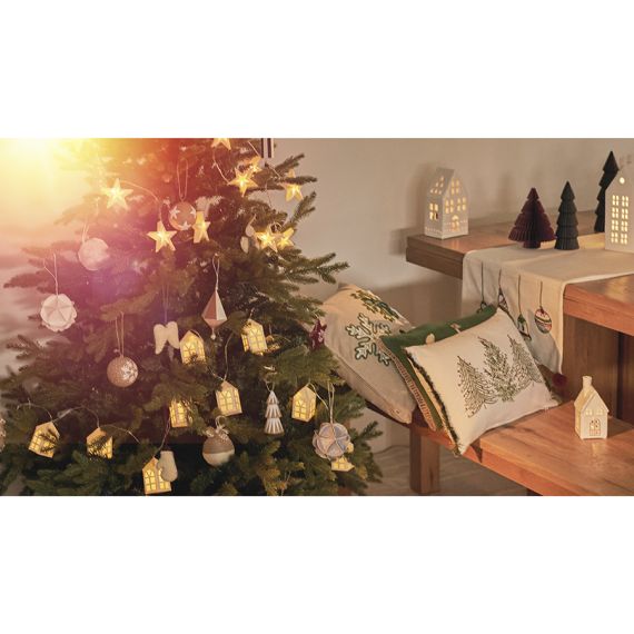 Дорожка с вышивкой Christmas decorations из коллекции New Year Essential, 45х150 см, Tkano, изображение 2