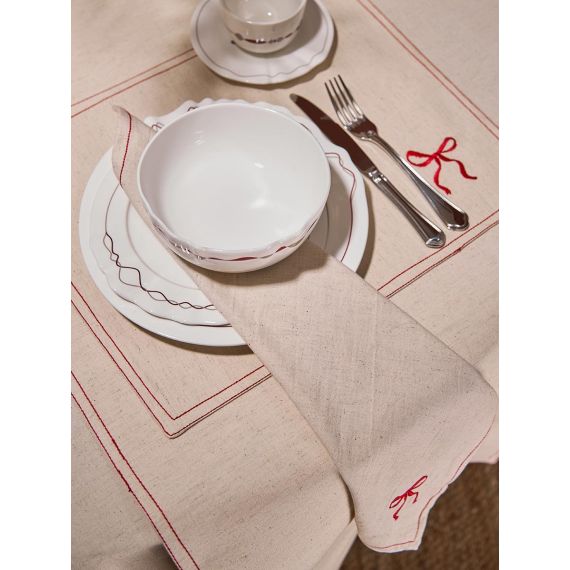 Салфетка под приборы Fancy Bows бежевого цвета из коллекции Essential, 35х45 см, Tkano, изображение 5