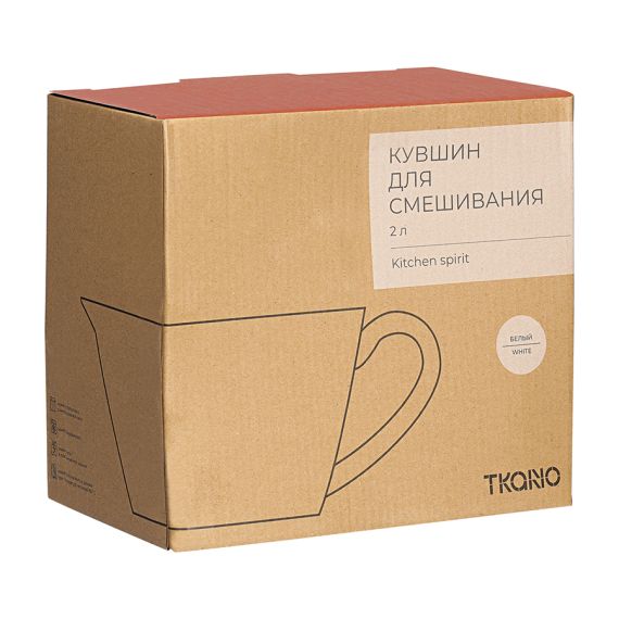 Кувшин для смешивания белого цвета из коллекции Kitchen spirit, 2 л, Tkano, изображение 6