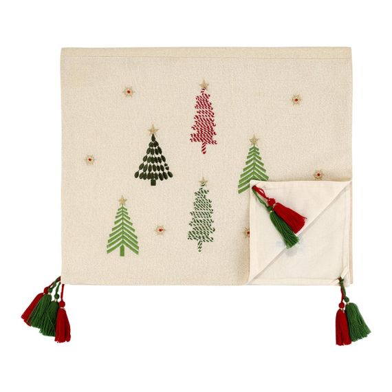 Дорожка на стол Frozen pines из коллекции New Year Essential, 45х150 см, Tkano