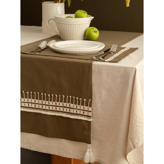 Дорожка на стол Nomad grid из коллекции Ethnic, 45х150 см, Tkano, изображение 4