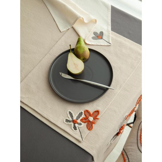 Салфетка под приборы Stone flowers из коллекции Ethnic, 33х48 см, Tkano, изображение 4