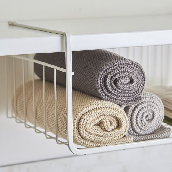 Набор из двух кухонных вязаных полотенец из коллекции Essential, серое/экрю, Tkano, изображение 5