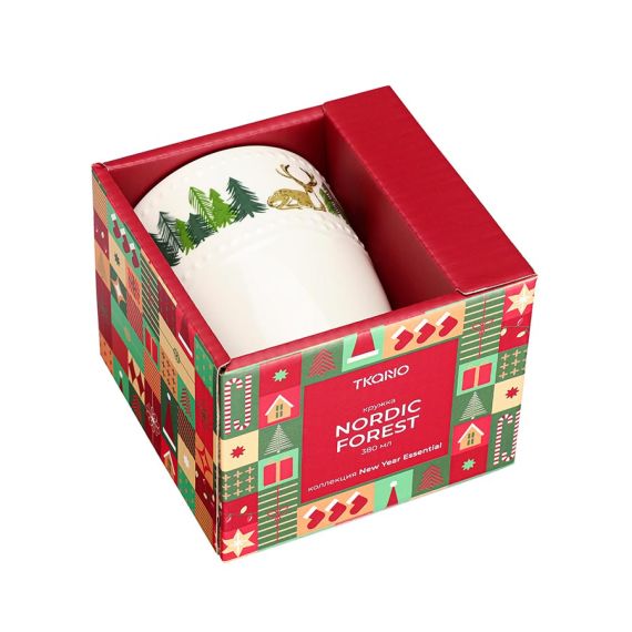 Кружка Nordic forest из коллекции New Year Essential, 360 мл, Tkano, изображение 5