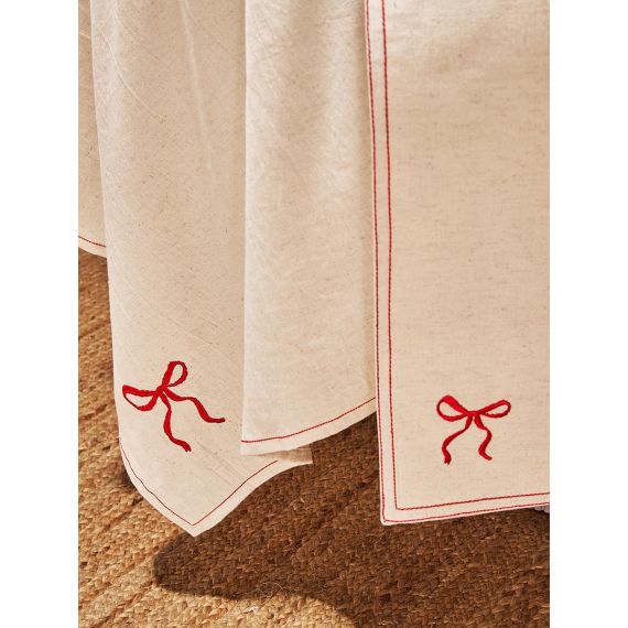 Дорожка на стол Fancy Bows бежевого цвета из коллекции Essential, 45x150 см, Tkano, изображение 4